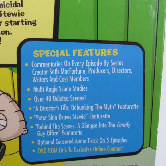 FAMILY GUY Volume Four 3-Disc Set DVD Sealed Special Features - Picture 8 of 9
